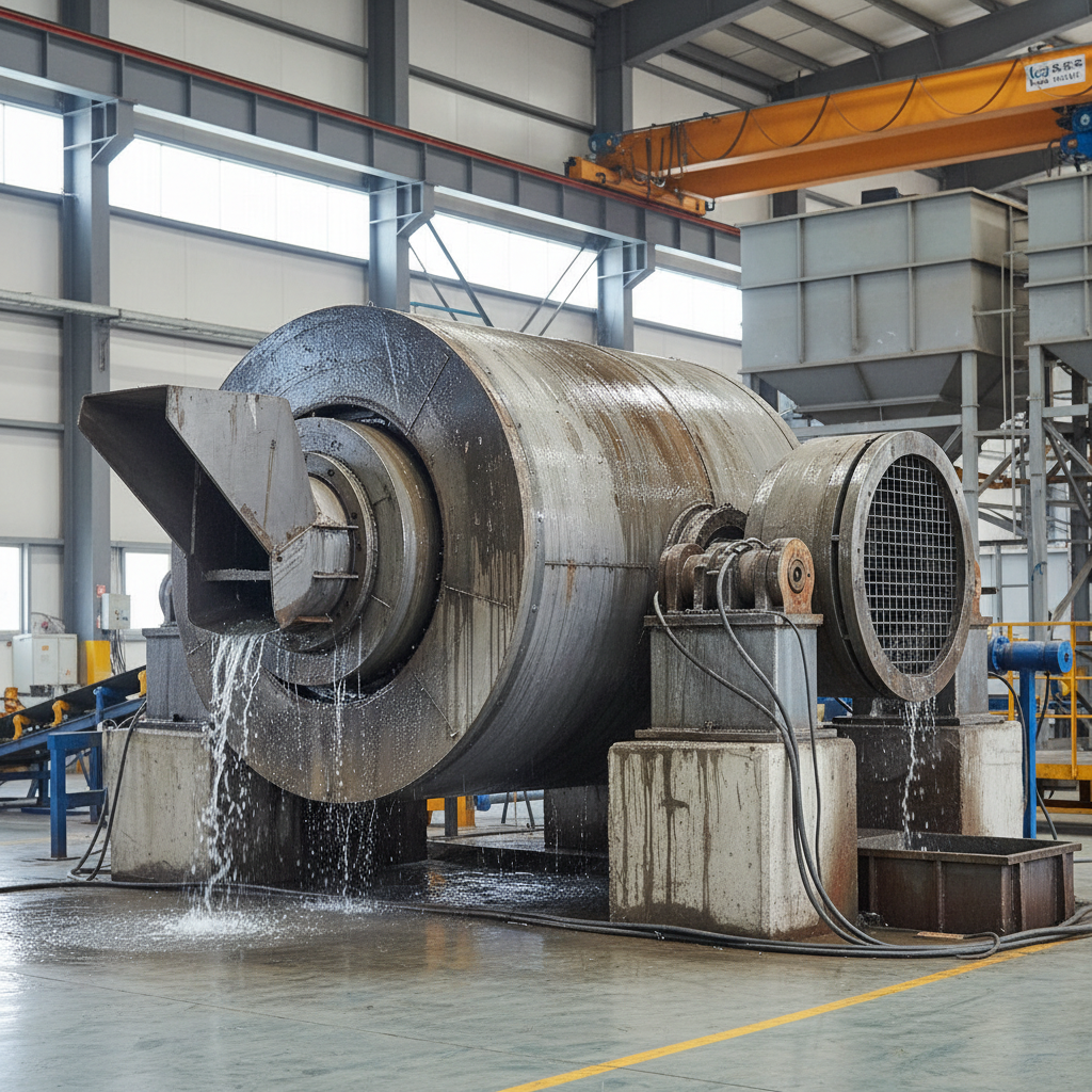 Wet overflow ball mill for mineral grinding applications