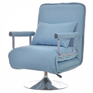 Convertible Sofa Bed 5 Position Folding Arm Chair Sleeper Leisure Recliner Lounge Couch Living Room Furniture Futon Armchair