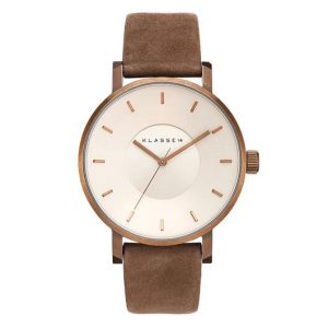 VINTAGE GOLD BROWN LEATHER
