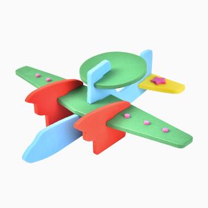 3D stereo manual DIY assembly model of EVA aircraft 3D Puzzle Toy