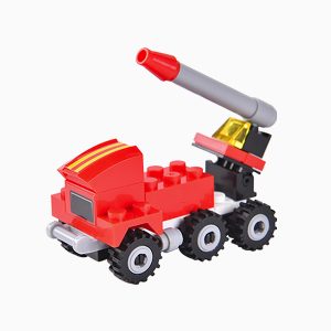 DIY set of building blocks men and girls small particle assembly building block project fire fighting children's early education educational gift toys
