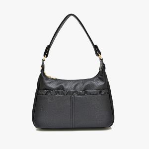 Black fashion lace handbag
