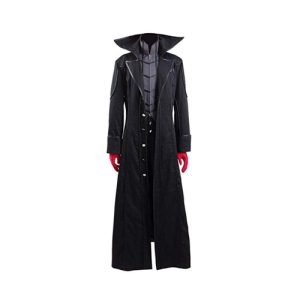 VOSTE P5 Akira Kurusu Cosplay Costume Joker Outfit Halloween Long Jacket Full Set